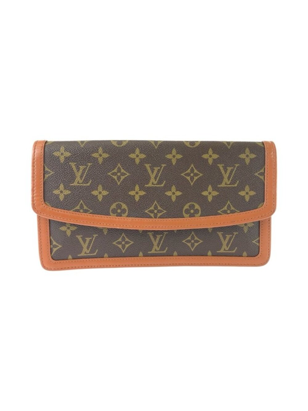 Louis Vuitton Monogram Pochette Dam PM Brown